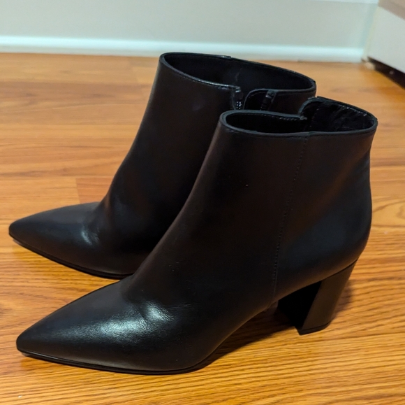 STUART WEITZMAN Ankle BOOTS Black Leather size 7 - Picture 10 of 12